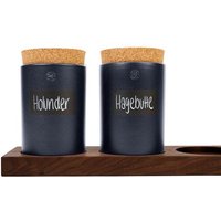 klotzaufklotz Vorratsdosenregal Nussbaum klotzaufklotz Vorratsdosenregal Nussbaum