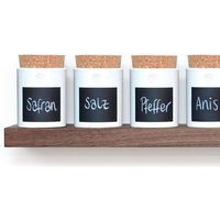 klotzaufklotz Gewürzregal Nussbaum klotzaufklotz Gewürzregal Nussbaum