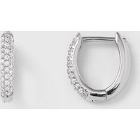 fejn jewelry Creole 'pavé huggie' - mit Zirkonia