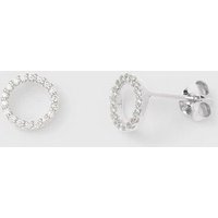 fejn jewelry Ohrstecker 'pavé circle' - mit Zirkonia