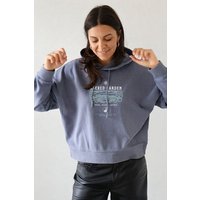 Kultgut Kuschelig weich- Vintagelook- Hoodie/ Sacred Garden