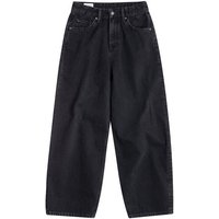 Kings Of Indigo Jeans Leila Cropped - High Waist Balloon Shape - Holo Black Used