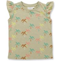 Sense Organics Mädchen T-Shirt mit Palmen, Modell NANA