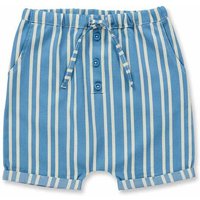 sense-organics Baby Shorts blau-weiß gestreift, Modell LEI