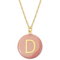 lille mus Halskette mit Porzellananhänger BUCHSTABE Porzellanschmuck