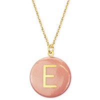 lille mus Halskette mit Porzellananhänger BUCHSTABE Porzellanschmuck