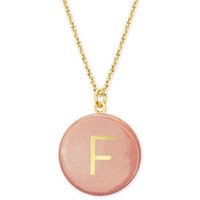 lille mus Halskette mit Porzellananhänger BUCHSTABE Porzellanschmuck
