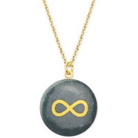 lille mus Halskette mit Porzellananhänger FOREVER Porzellanschmuck