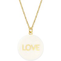 lille mus Halskette mit Porzellananhänger LOVE Porzellanschmuck