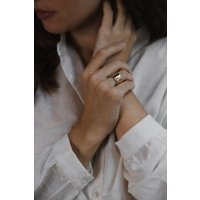 Jyoti - Fair Works Ring Taala Messing/ Silber