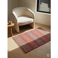 Kelim Kordi Mehrfarbig „Rugtales“ aus Schurwolle, 64x97 cm
