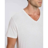 YTWOO Männer Bio T-Shirt mit V-Ausschnitt, versch. Farben meliert