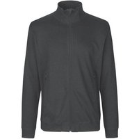 Neutral® Herren Unisex Sweatjacke ohne Kapuze hoher Kragen