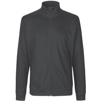 Neutral® Herren Unisex Sweatjacke ohne Kapuze hoher Kragen
