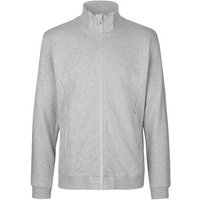 Neutral® Herren Unisex Sweatjacke ohne Kapuze hoher Kragen