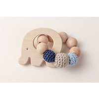 NoniKids Berlin Greifling Beißring Holz *Elefant* | Bio Baumwolle NoniKids Berlin Greifling Beißring Holz *Elefant* | Bio Baumwolle