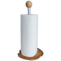 Olivenholz erleben Küchenrollenhalter KLASSIK aus Olivenholz