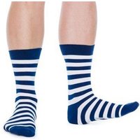 organic socks of sweden Socken mit eingestricktem Muster