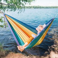 HängemattenGlück Single-Reisehängematte CAMINO S aus Bio-Baumwolle HängemattenGlück Single-Reisehängematte CAMINO S aus Bio-Baumwolle