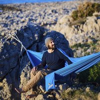 HängemattenGlück Single-Reisehängematte CAMINO S aus Bio-Baumwolle