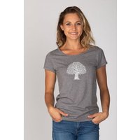 Brandless Basic Bio T-Shirt (ladies) Nr.2 tree life GOTS 155g/m²