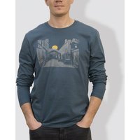 little kiwi Herren Longsleeve, "Urbanität im Wandel", Stargazer/Anthracite