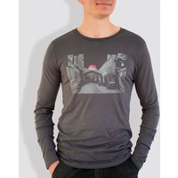 little kiwi Herren Longsleeve, "Urbanität im Wandel", Stargazer/Anthracite
