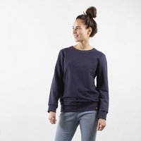 The Driftwood Tales Sweatshirt Inside Out - Recycelte Bio-Baumwolle - Marineblau und Hellgrün