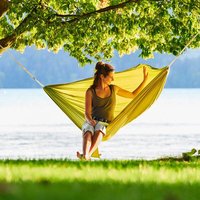 HängemattenGlück Single-Reisehängematte CAMINO S aus Bio-Baumwolle
