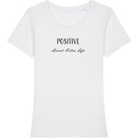 Human Family Bio Damen T-Shirt Amorous "Positive Vibes" aus Bio-Baumwolle