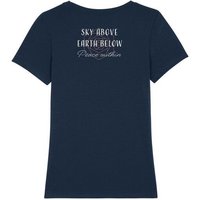 Human Family Bio Damen Rundhals Statement T-Shirt "Peace Within" aus Bio-Baumwolle