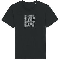 Human Family Bio Unisex Rundhals T-Shirt "Swing - Solidarity" in 5 Farben aus Bio-Baumwolle