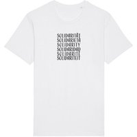 Human Family Bio Unisex Rundhals T-Shirt "Swing - Solidarity" in 5 Farben aus Bio-Baumwolle