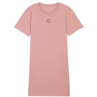 Human Family Kurzärmeliges Bio Damen T-Shirt-Kleid "Streetlove" aus Bio-Baumwolle