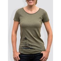 little kiwi Damen T-Shirt, "No Way", Khaki