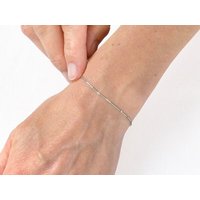 renna deluxe Morse-Code Armband aus Sterling Silber