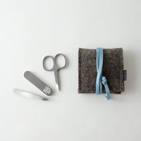 matilda k. manufaktur mini-maniküre-set 'ella' aus Wollfilz braun