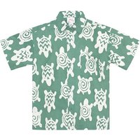 Global Mamas Bio Hemden für Jungs - Button Down Shirt - Elephants & Turtles