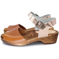 MILA - schwedische Holz Clogs Sandale von me&myclogs - low heel