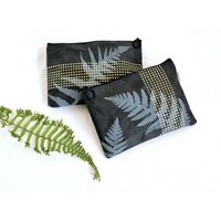 renna deluxe Farn Etui mit Gold Pünktchen Taschenorganizer, vegan