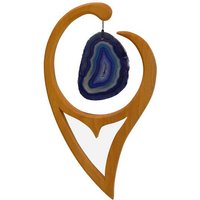 Mitienda Shop Fensterschmuck aus Holz | Elfe mit Achat