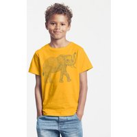 Peaces.bio - handbedruckte Biomode Bio-Kinder T-Shirt "Babyelefant"