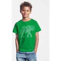 Peaces.bio - handbedruckte Biomode Bio-Kinder T-Shirt "Babyelefant"