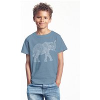 Peaces.bio - handbedruckte Biomode Bio-Kinder T-Shirt "Babyelefant"