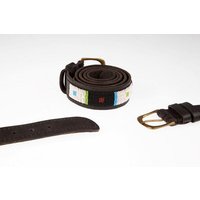 Africulture Ledergürtel Massai "Rafiki", Unisex, handgearbeitet aus Kenia.