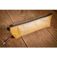 BY COPALA Federmappe Etui aus recycelten Blättern - Vegan, laminiert