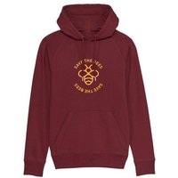 University of Soul Herren Hoodie aus Bio-Baumwolle "Save the Bees"