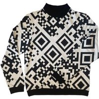 Sophia Schneider-Esleben Unisex Pullover, Jesse QR- Sweatshirt aus Bio-Baumwolle