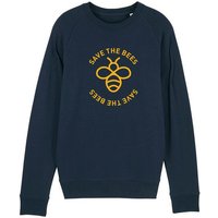 University of Soul Herren Sweatshirt aus Bio-Baumwolle "Save the Bees"