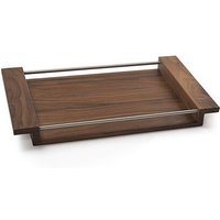 NATUREHOME Holztablett NH-M Nussbaum-Holz in 3 verschiedenen Größen